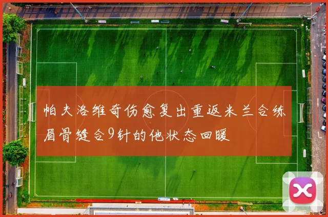 帕夫洛维奇伤愈复出重返米兰合练眉骨缝合9针的他状态回暖